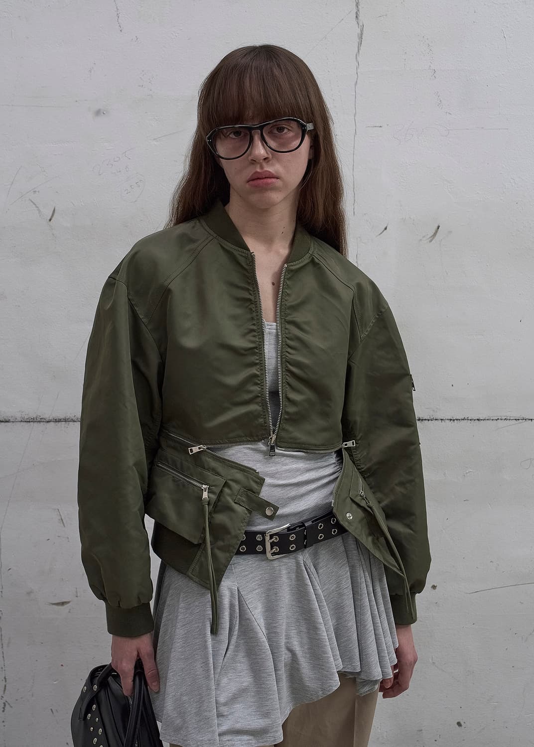 DETACHABLE-POCKET BLOUSON JACKET (KHAKI) 상품이미지1