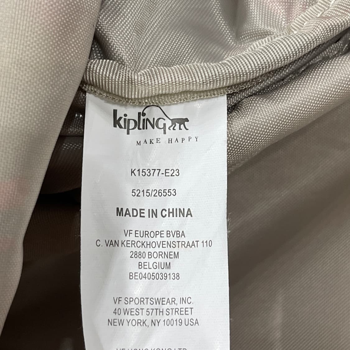 키플링 빈티지 Y2K 몽키 원숭이 패턴 버클 백팩 가방 카키 브라운 상품이미지6