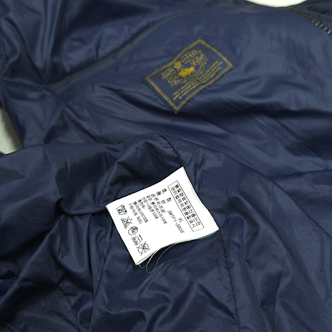 [XL] 폴로 네이비 퀼팅 코듀로이 베스트 경량 조끼 상품이미지9