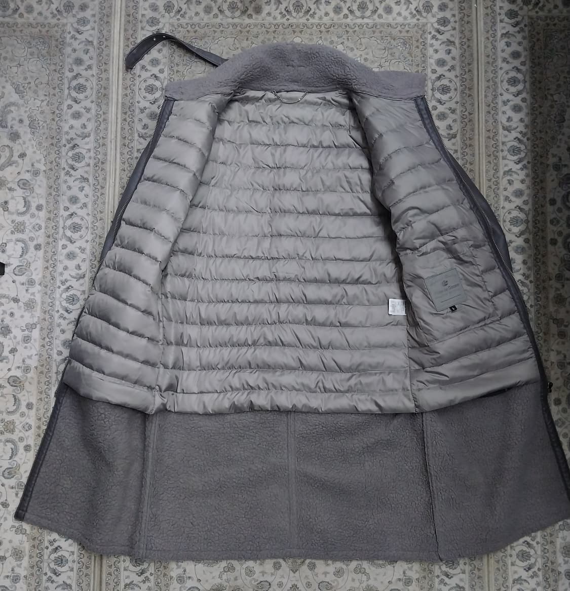 블루드 진 이너 패딩 롱 무스탕 L(77까지가능) 상품이미지3