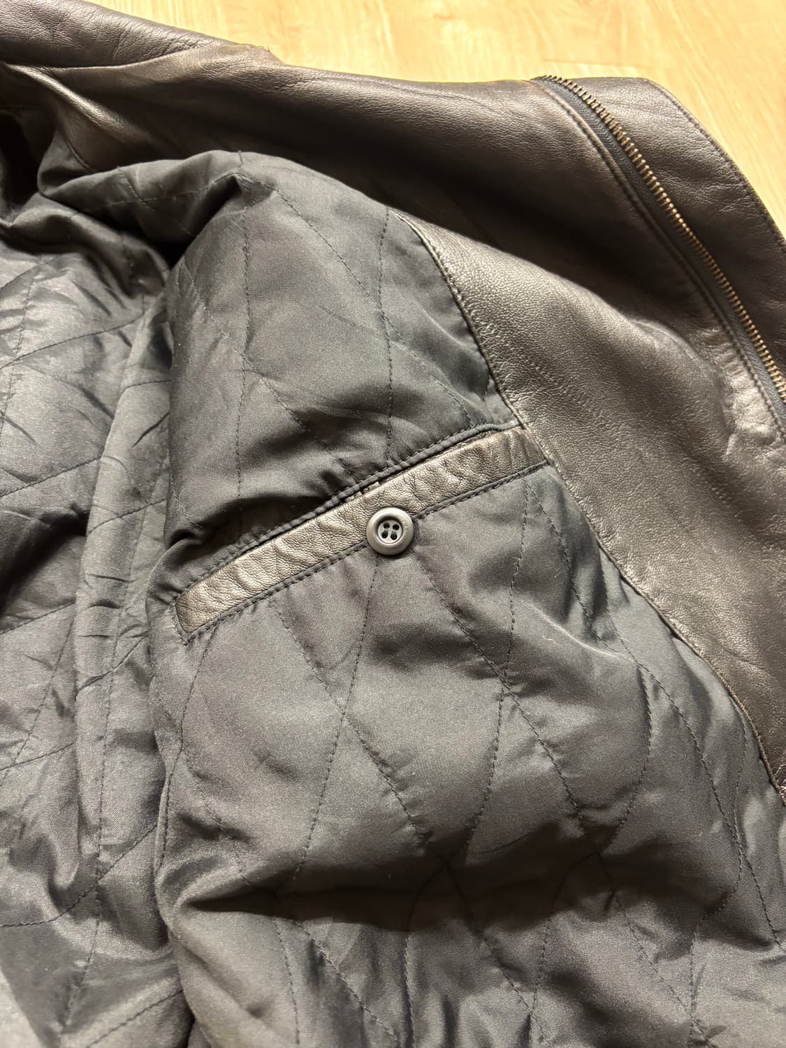 빈티지 소가죽 자켓 M 상품이미지9