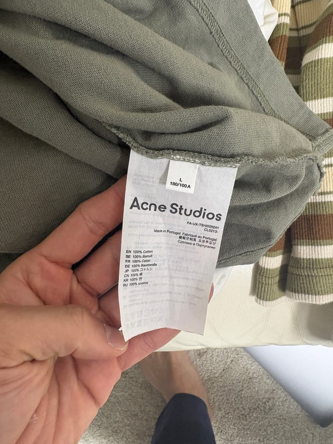 [L] 아크네스튜디오 레이어드 후드 상품이미지5