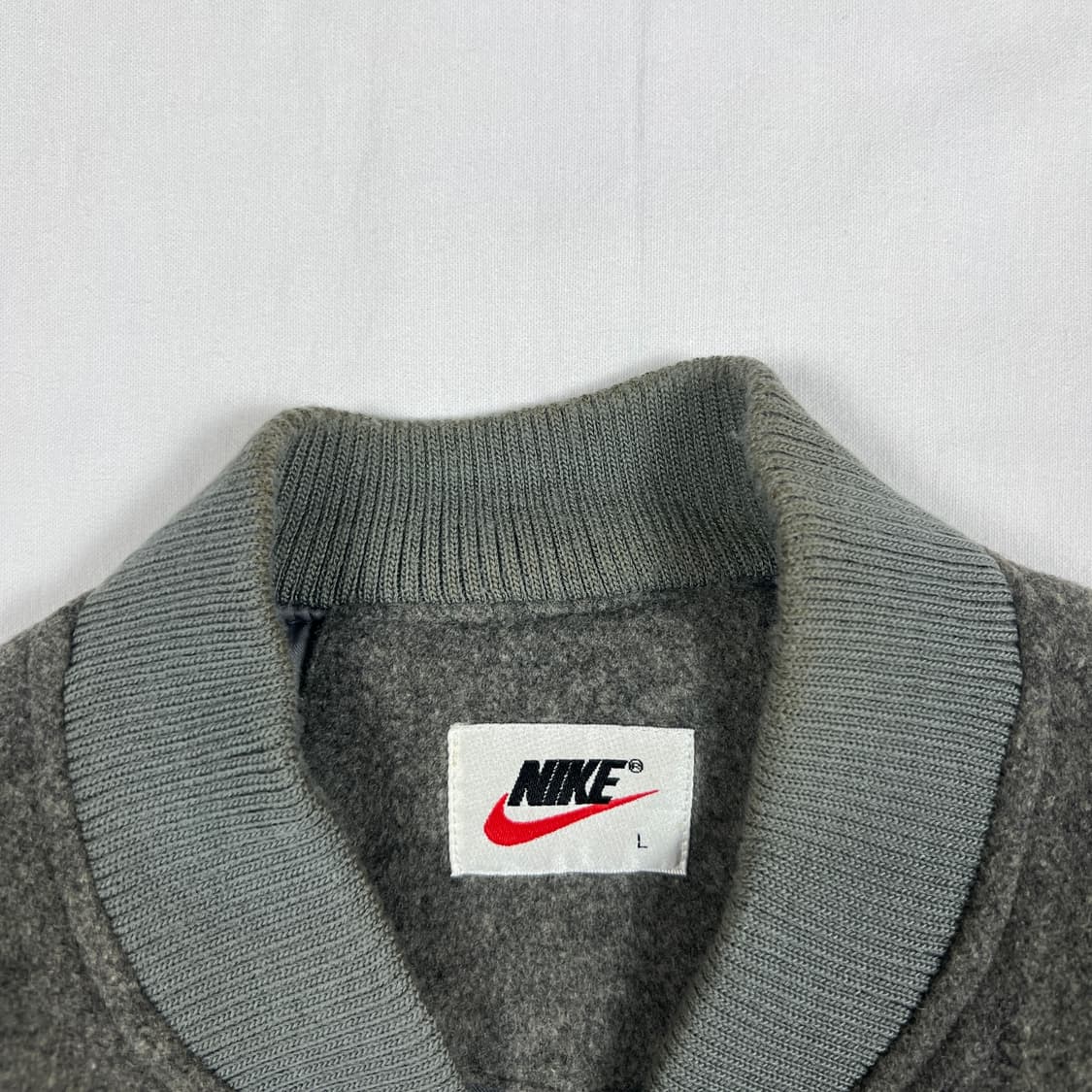 90‘s 나이키 nike 조던 23 로고 울레더 바시티자켓 상품이미지8