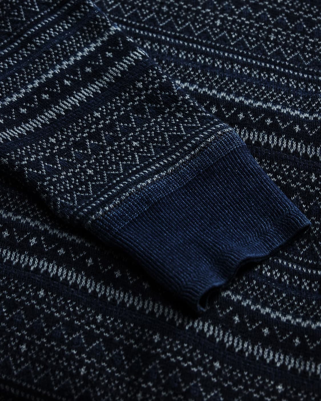 RRL 인디고 자카드 헨리 셔츠 상품이미지4