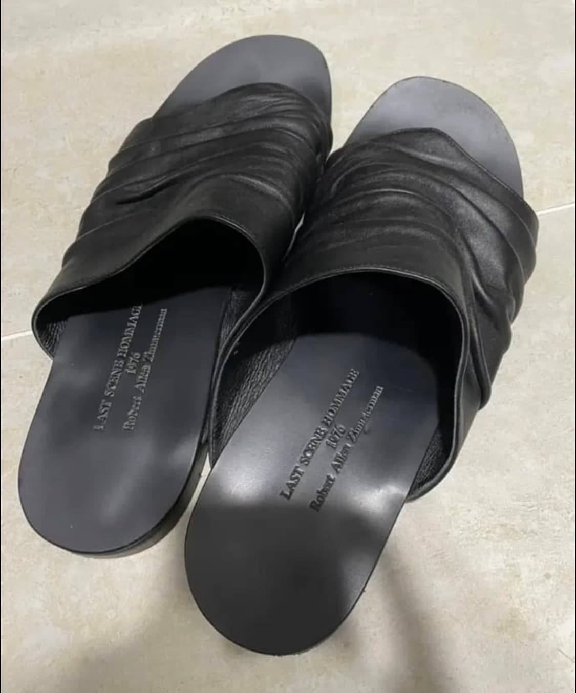 뉴치프시크 셔링 슬리퍼 shirring slipper 상품이미지2