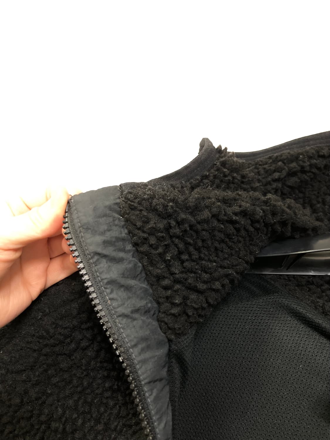 나이키 헤리티지 쉐르파 뽀글이 플리스 반집업 아노락 _ 블랙 상품이미지8