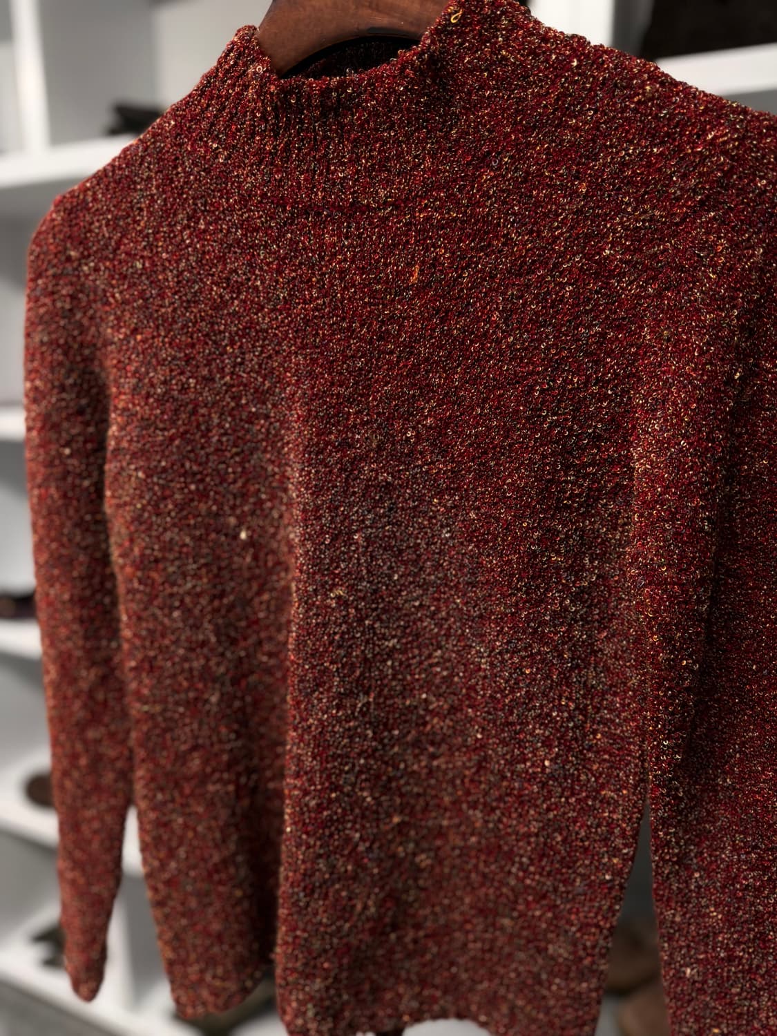 two c  부클레 니트 상품이미지2