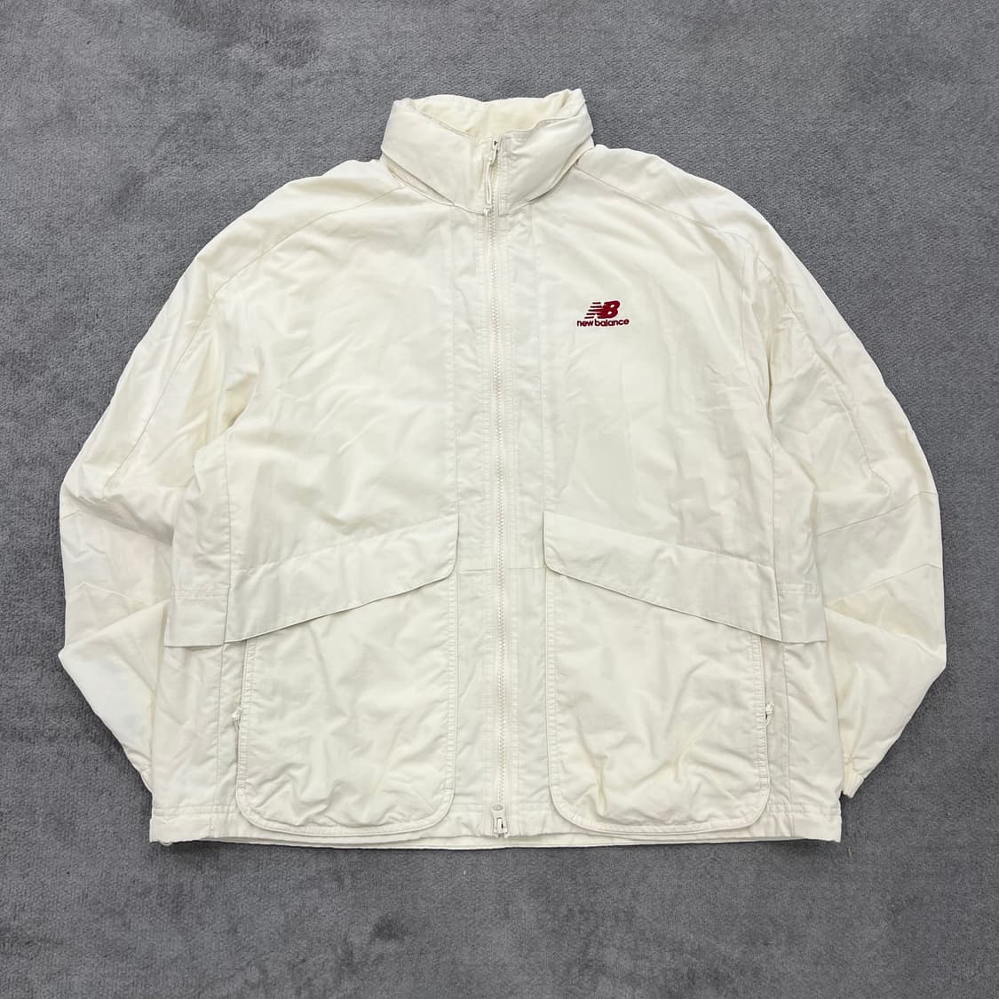L 뉴발란스 아이보리 바람막이 자켓 상품이미지1