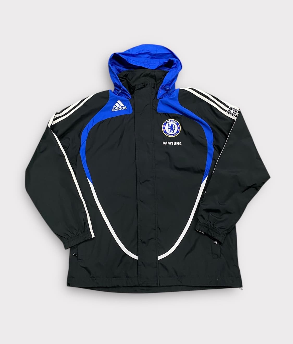 아디다스 첼시 08-09 윈드브레이커 자켓 블루블랙  L 상품이미지1