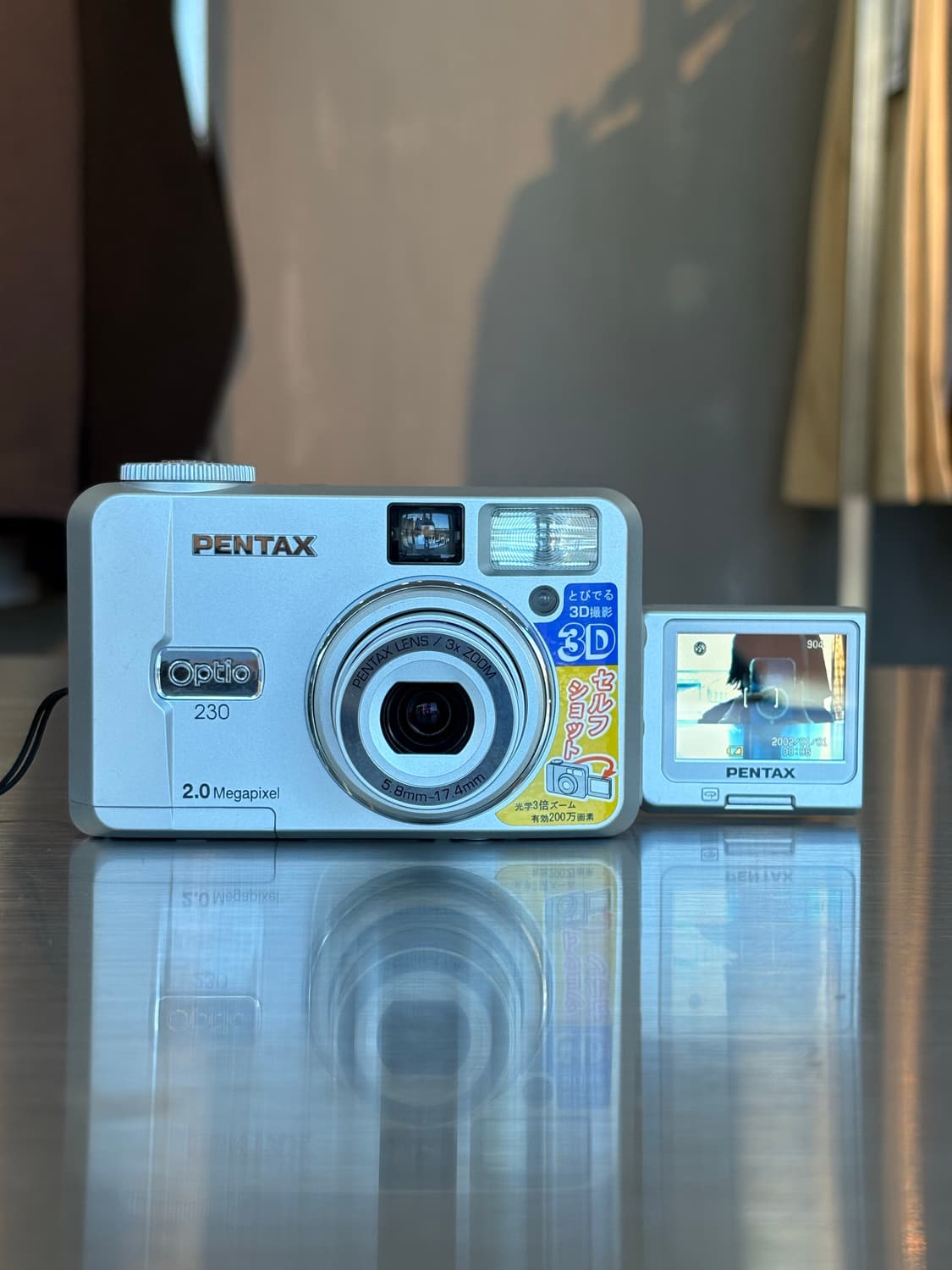 셀카가능)펜탁스 옵티오 230 실버 빈티지디카 상품이미지1