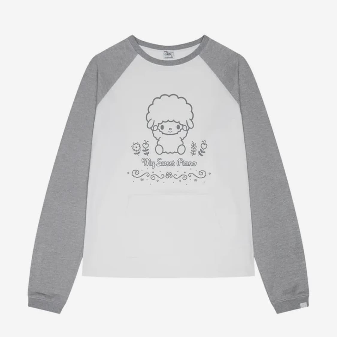 TUOMIO 뚜오미오 산리오 마이스위트피아노 롱슬리브 화이트 상품이미지1