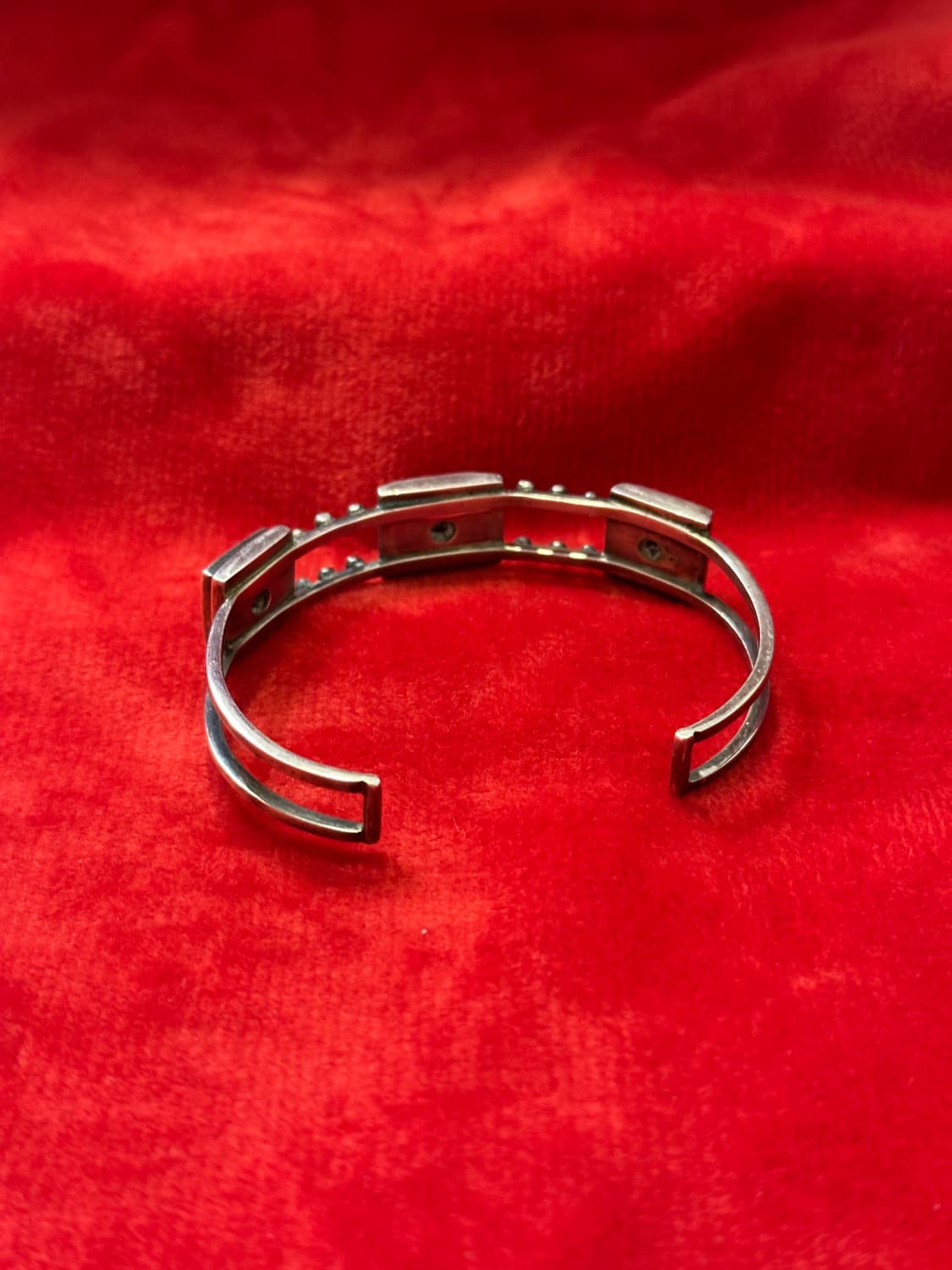 Vintage onyx 925silver bangle   상품이미지4