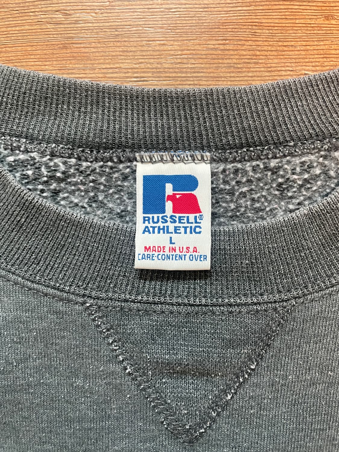 90s 러셀 애슬레틱 스웻셔츠 그레이 L 미제🇺🇸 상품이미지2