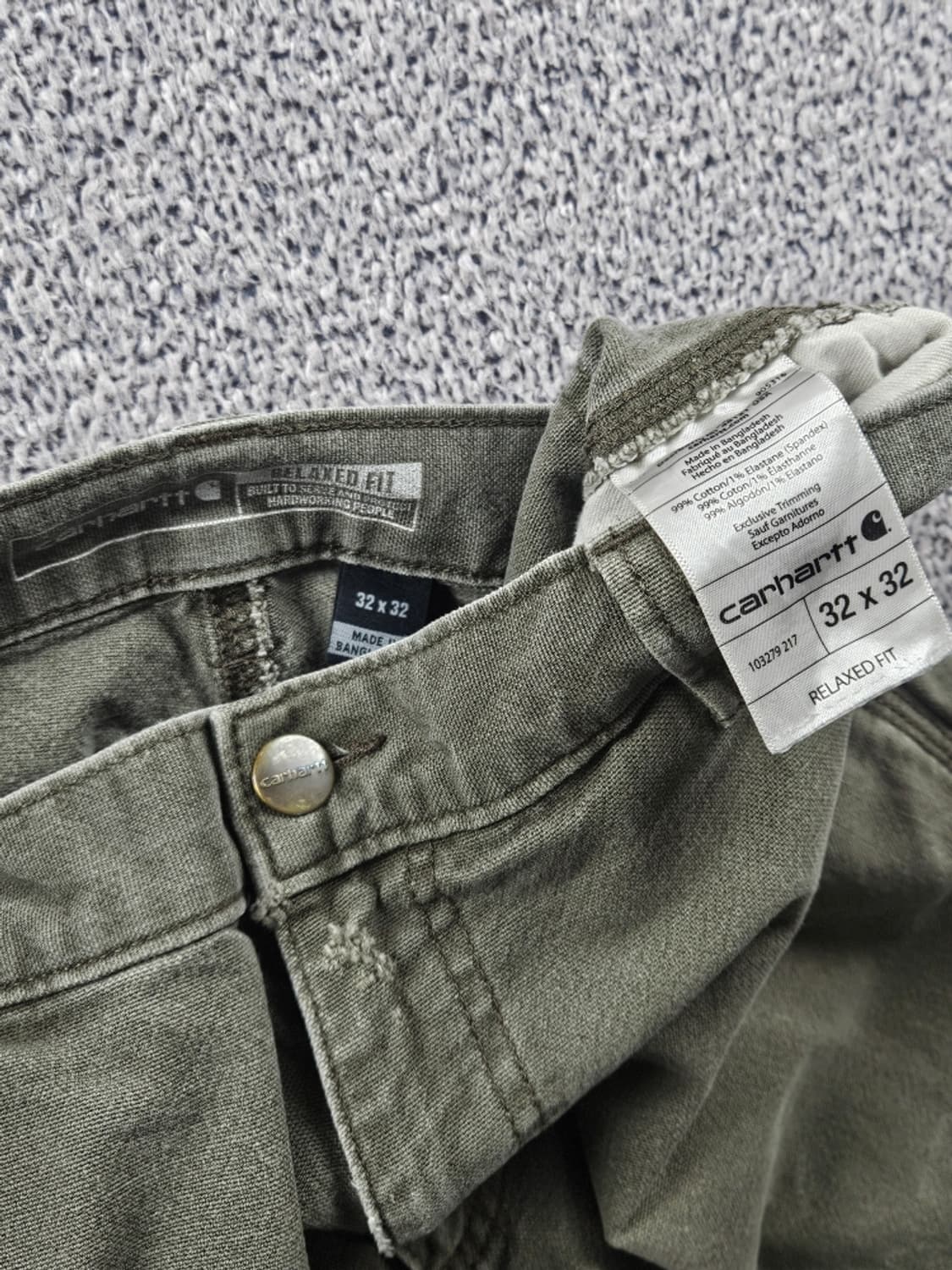 칼하트 리페어 덕 캔버스 카펜터 워크 팬츠 ( 32X32 )/ 11061 상품이미지7