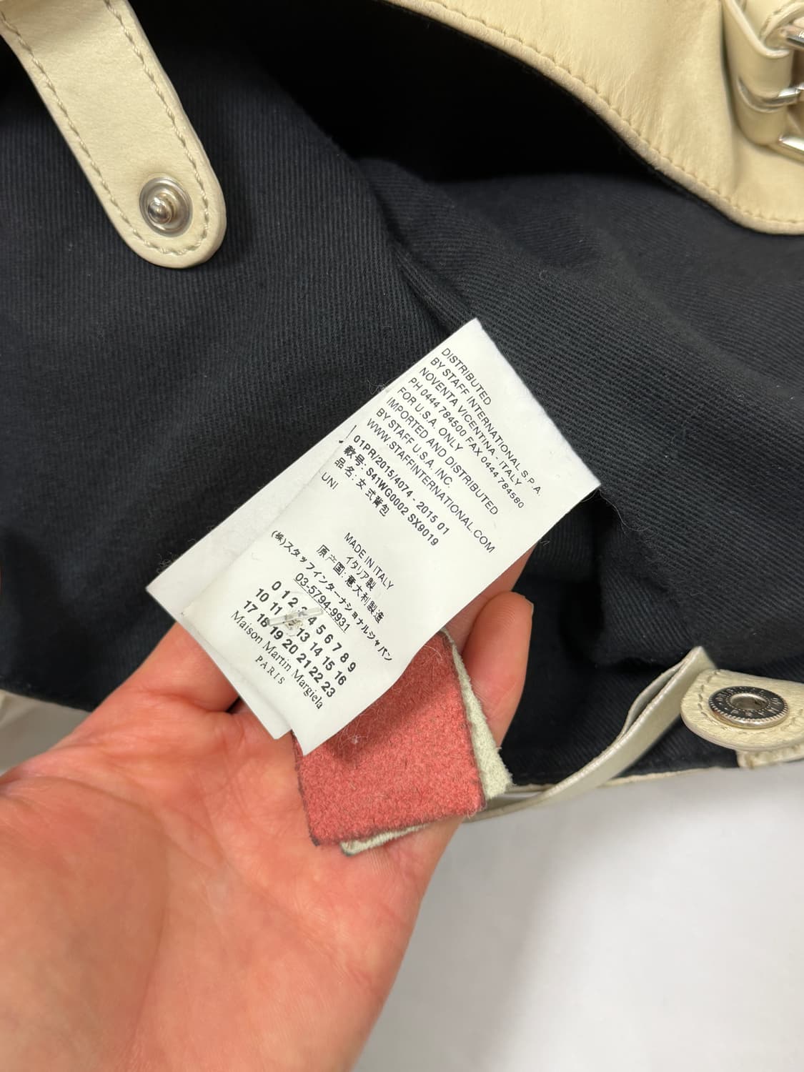 마르지엘라 mm6 레더 도트백 상품이미지8