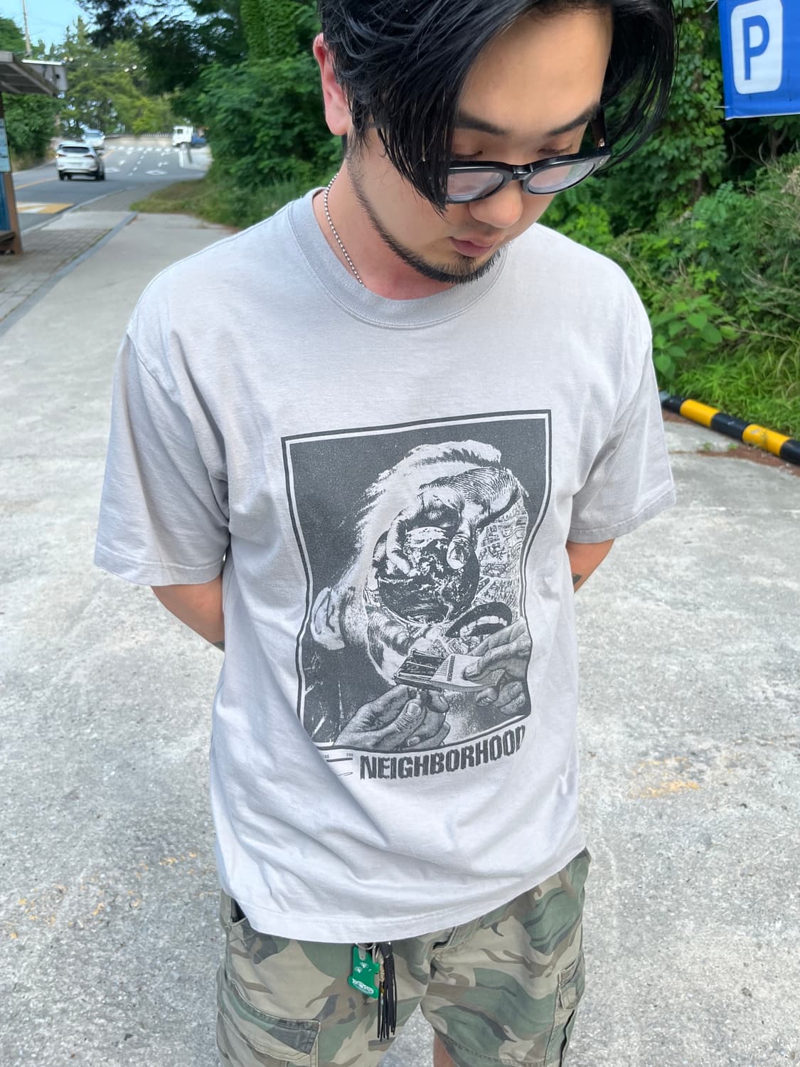 네이버후드 x 코스케 카와무라 Graphic Tee 상품이미지1