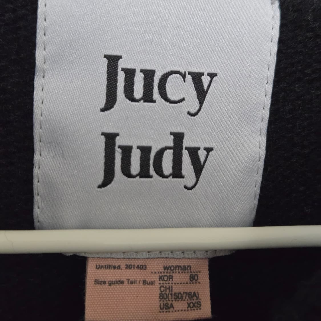 쥬시쥬디 울 블랙 가디건 / 여성 가디건 상품이미지5