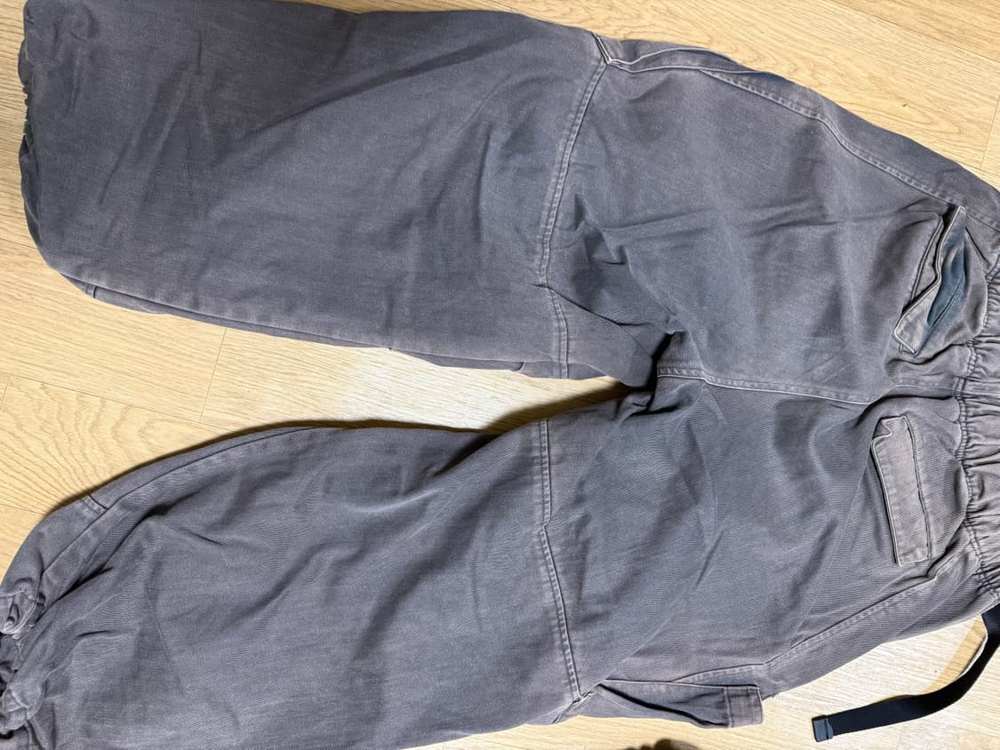 해칭룸 밀팬츠 워시드 차콜 상품이미지2