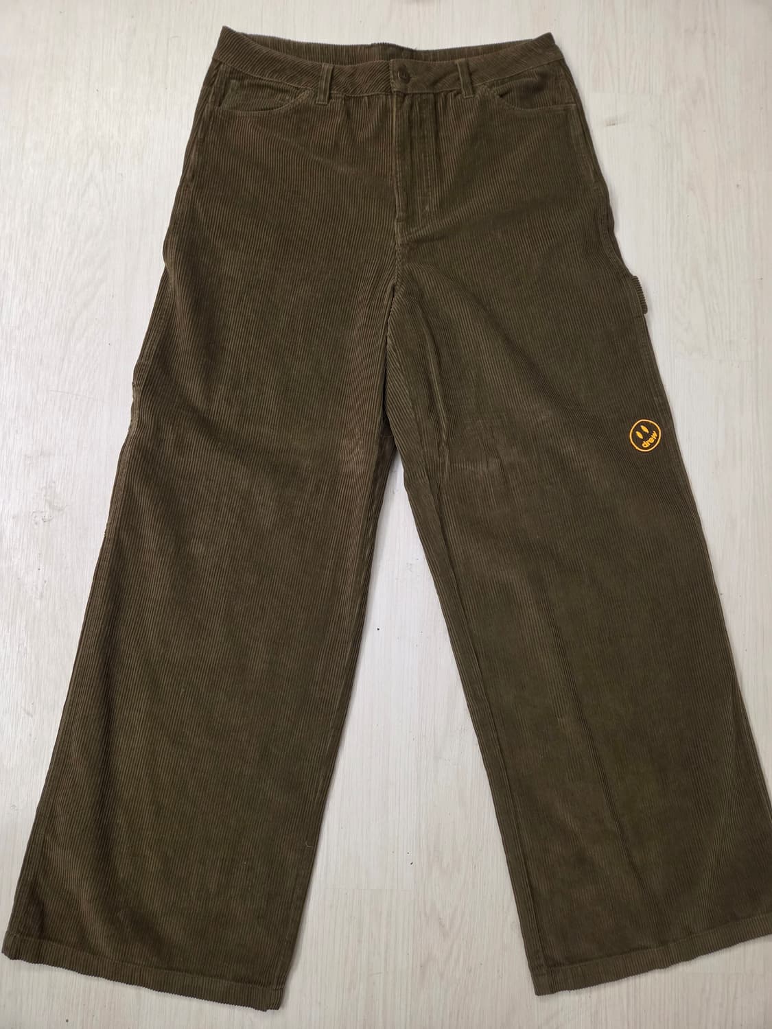 Drew House 코듀로이 와이드 팬츠 브라운 상품이미지1