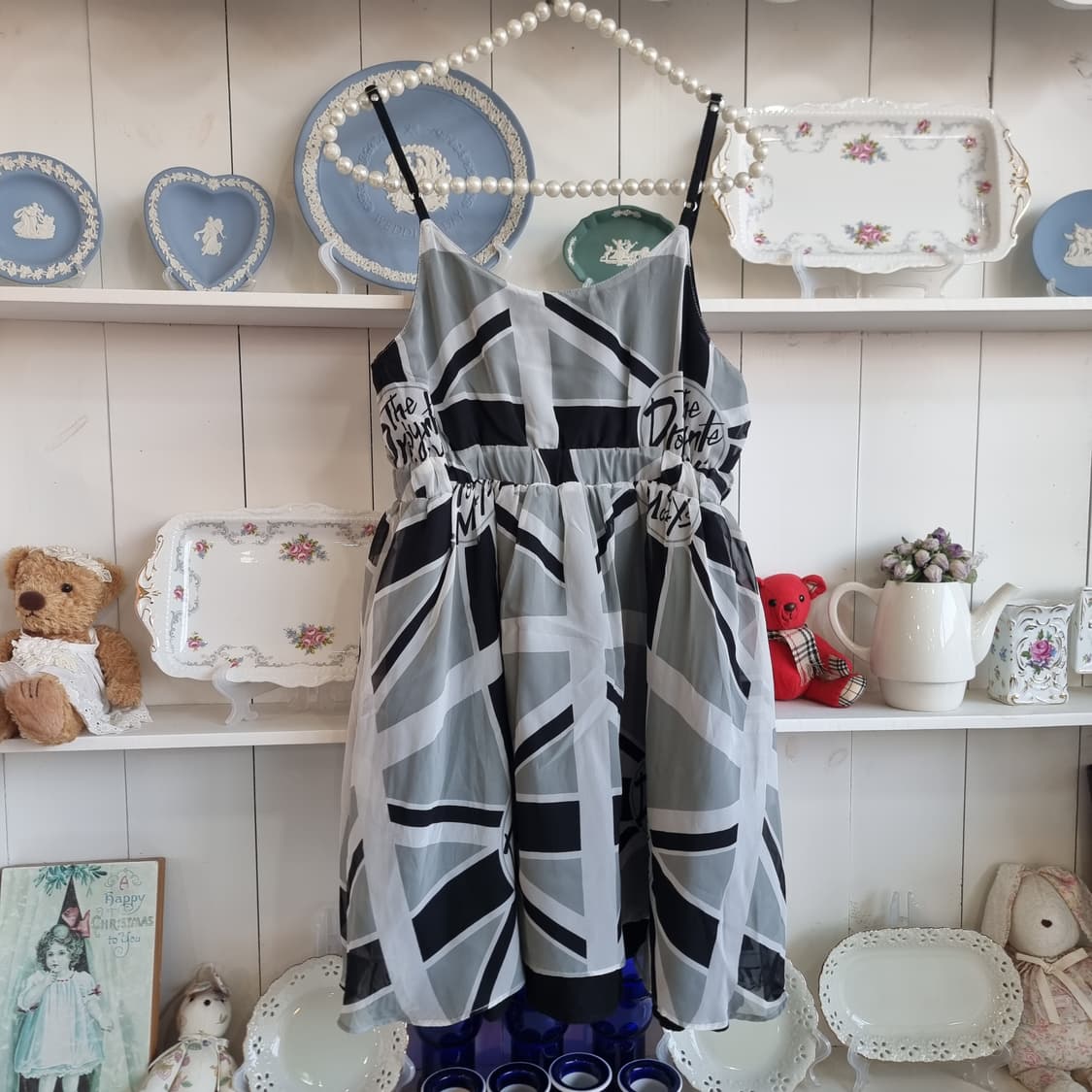 그래픽 끈원피스 상품이미지4