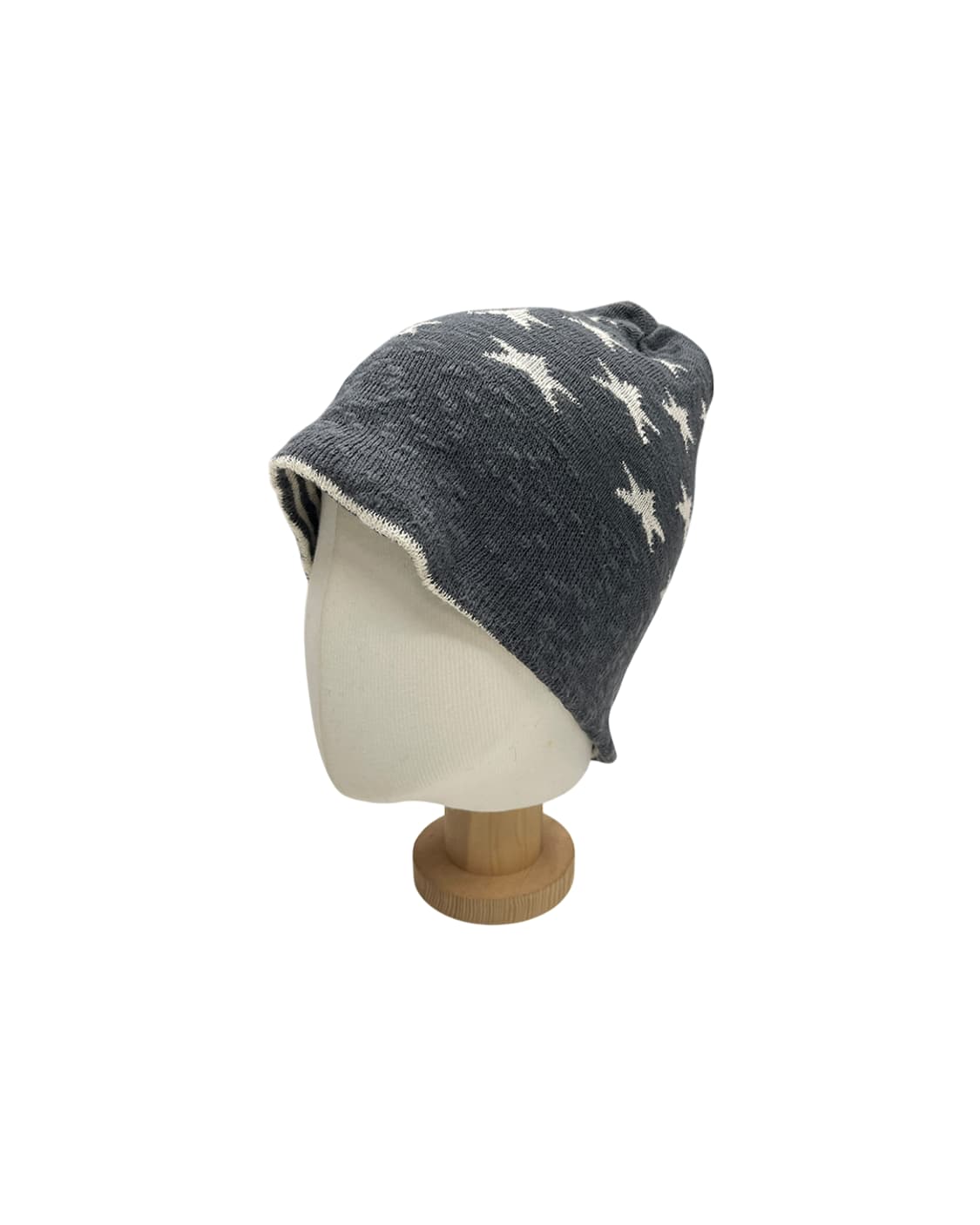 카시라 스타 패턴 니트 햇 상품이미지4