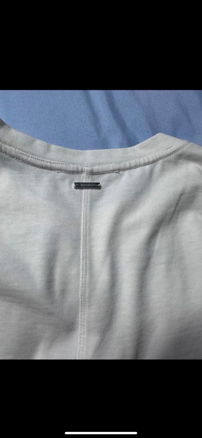 올세인츠 미라 드로우코드 사이드 크롭티 화이트M (새상품) 상품이미지6