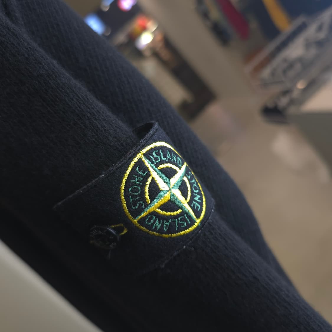 [중고/정품] 스톤아일랜드 와팬 패치 니트 상품이미지3