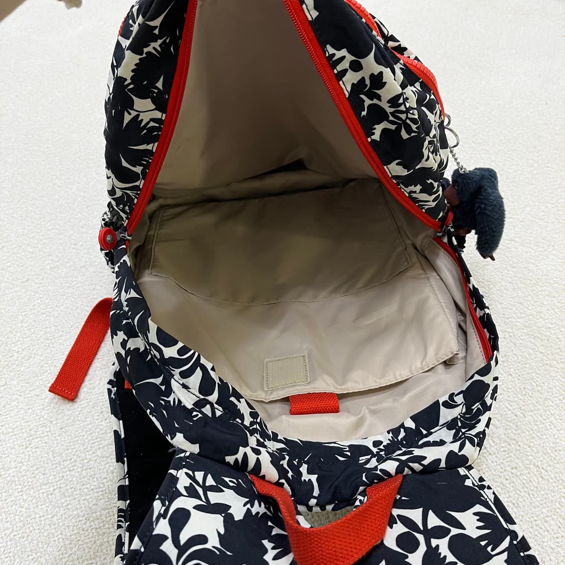 실측확인 키플링 패턴 백팩 0324M 상품이미지3