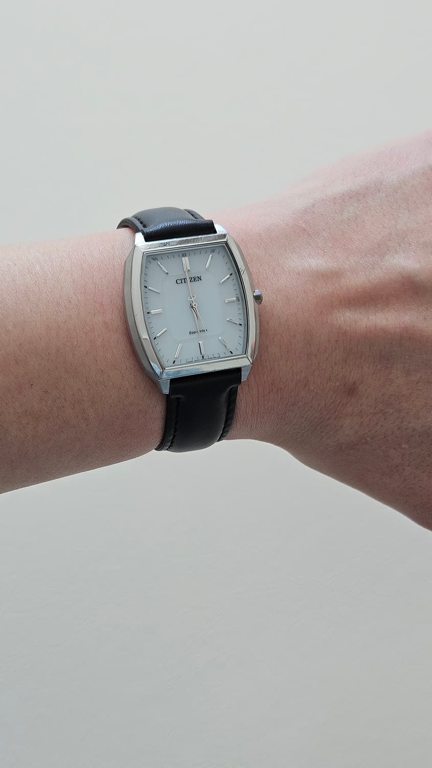 빈티지 시티즌 에코드라이브 가죽시계 상품이미지2