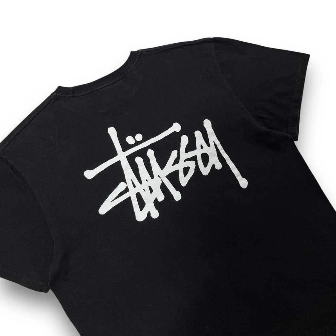 스투시 시그니처 로고 다크 베이직 반팔 티셔츠 (M) 상품이미지1