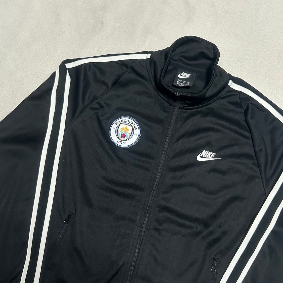 XL 나이키 맨체스터 시티 화이트라인 블랙 트랙탑  상품이미지1