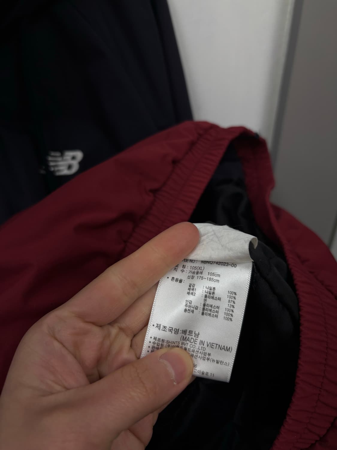 뉴발란스 후드 폴더블 올드스쿨 점퍼 상품이미지6