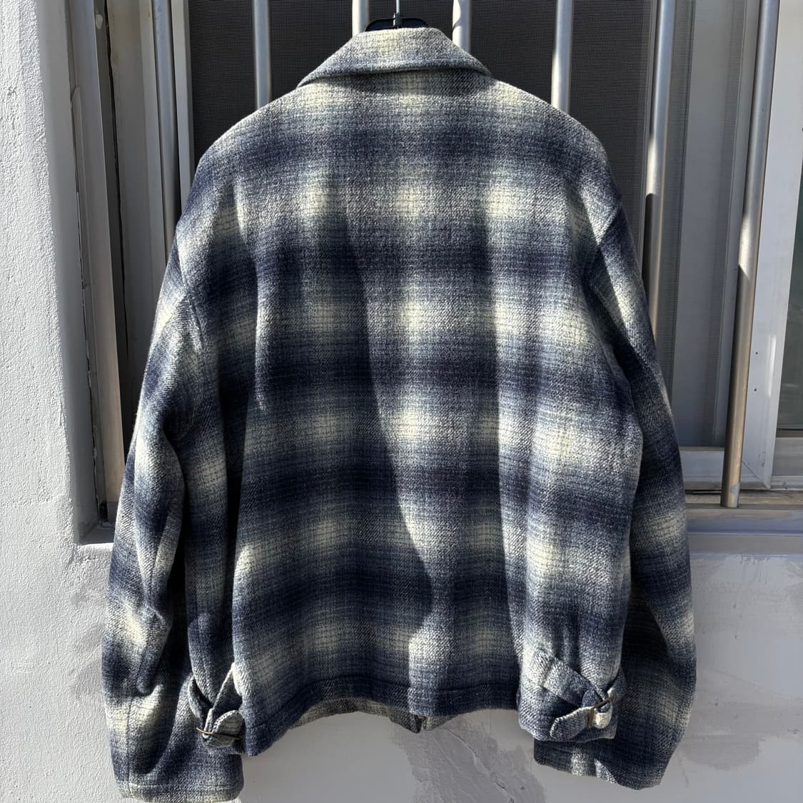 BOBSON 체크 패턴 일제 울 자켓 상품이미지6