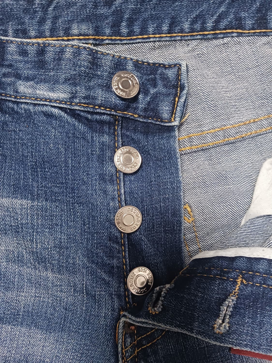 [46] 디스퀘어드2 플라워패치 슬림진 청바지 30 31 상품이미지6