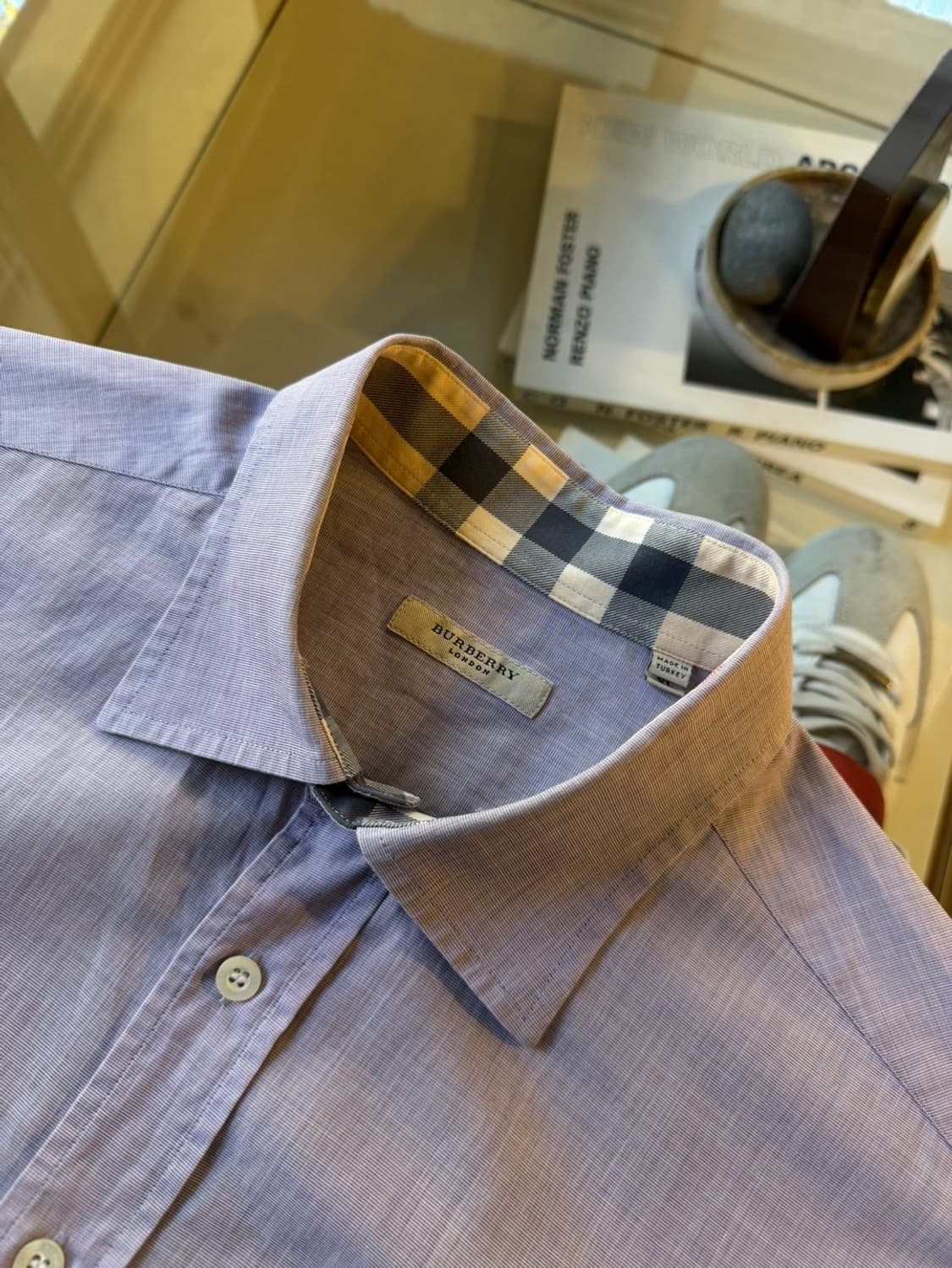 버버리 드레스 셔츠 슬림100 상품이미지6
