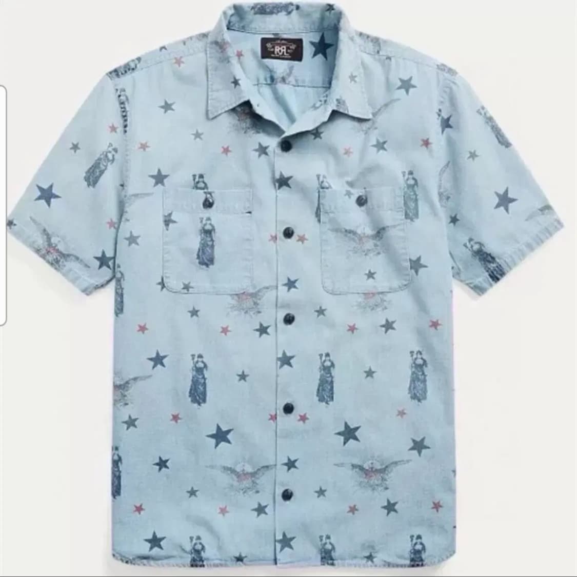 더블알엘 RRL 샴브레이 캠프셔츠 S 상품이미지1