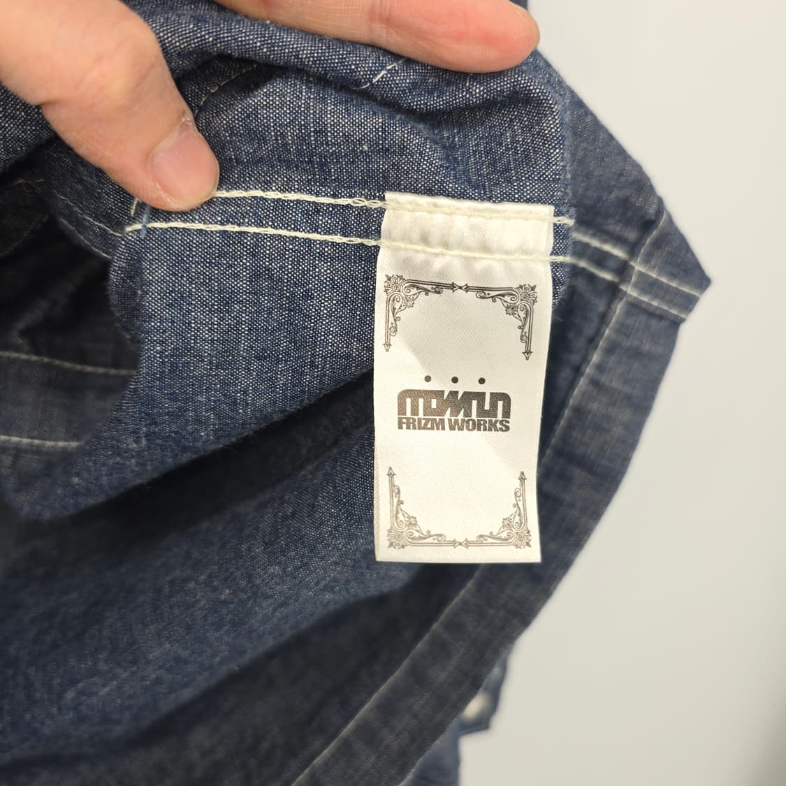 프리즘웍스 데님 후드 아노락 자켓 상품이미지7