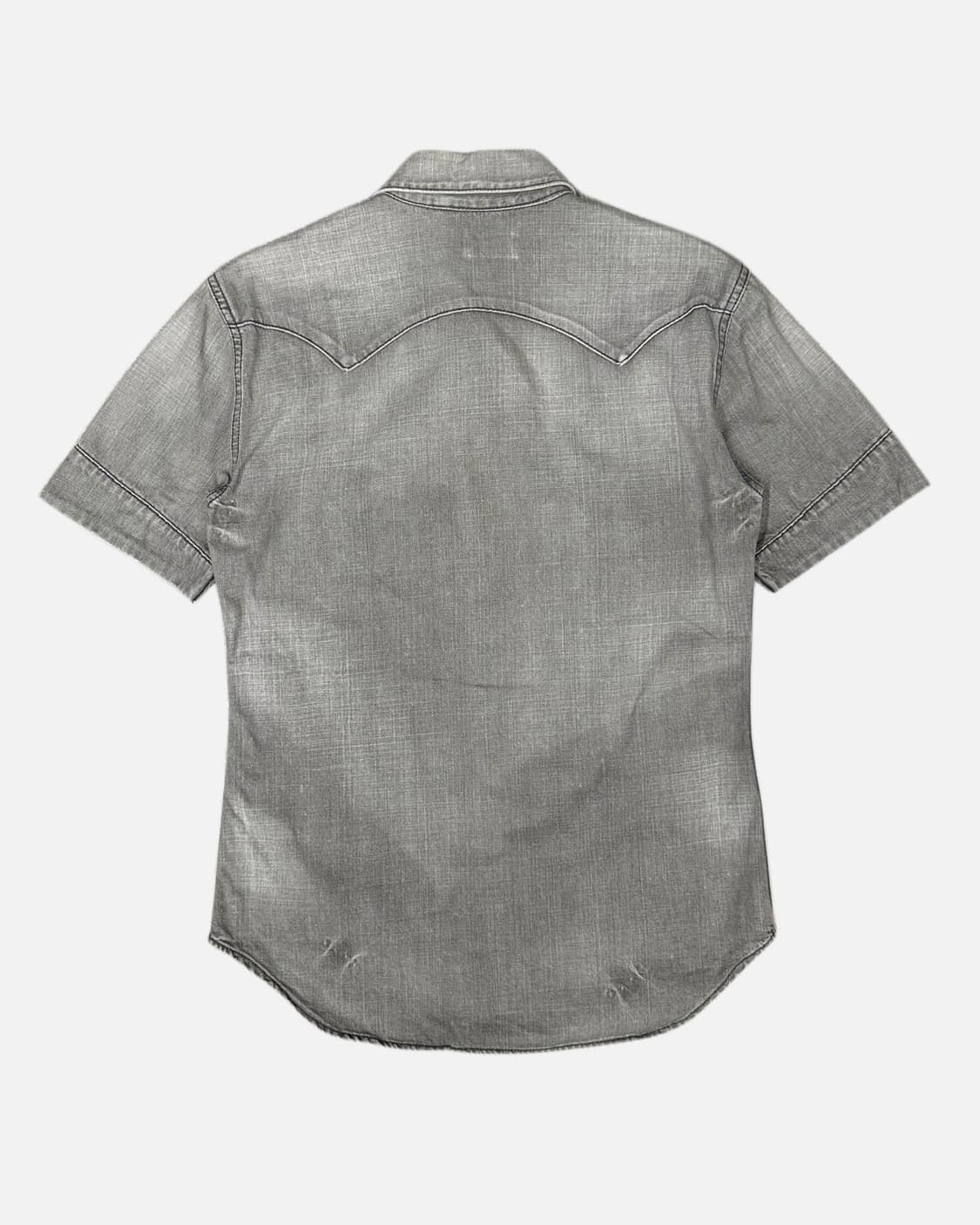 grey denim western shirt 상품이미지5