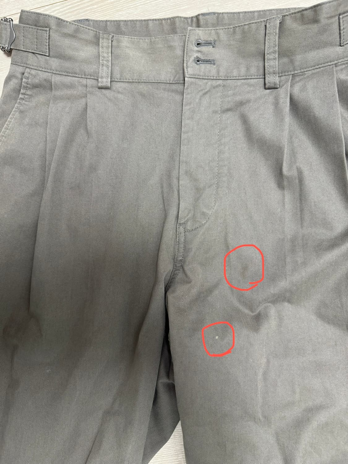 산티아고 오피서 팬츠 올리브 그레이 상품이미지4