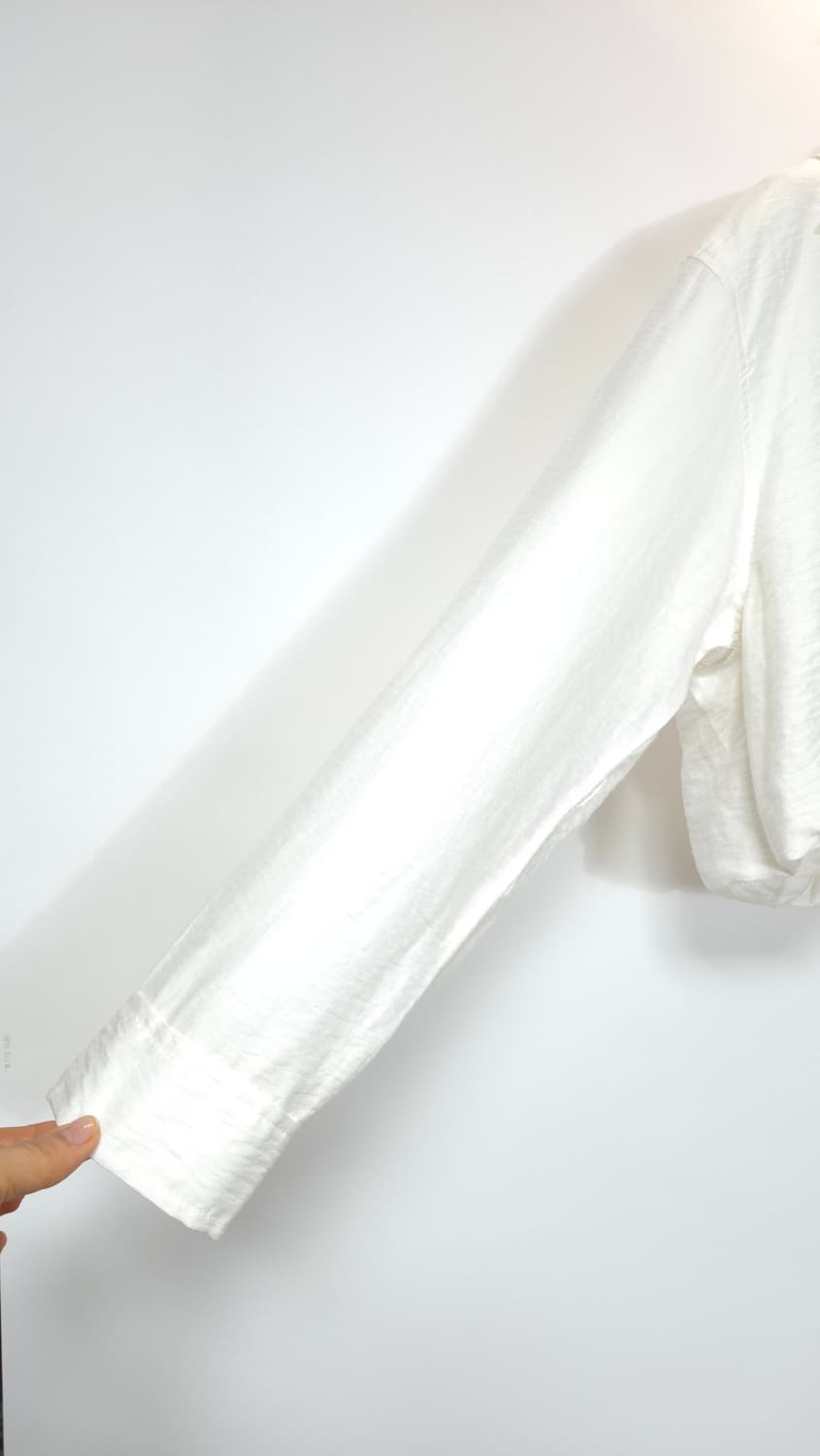 산드로 크롭 크링클 트윌 셔츠 블라우스 55~77 상품이미지6