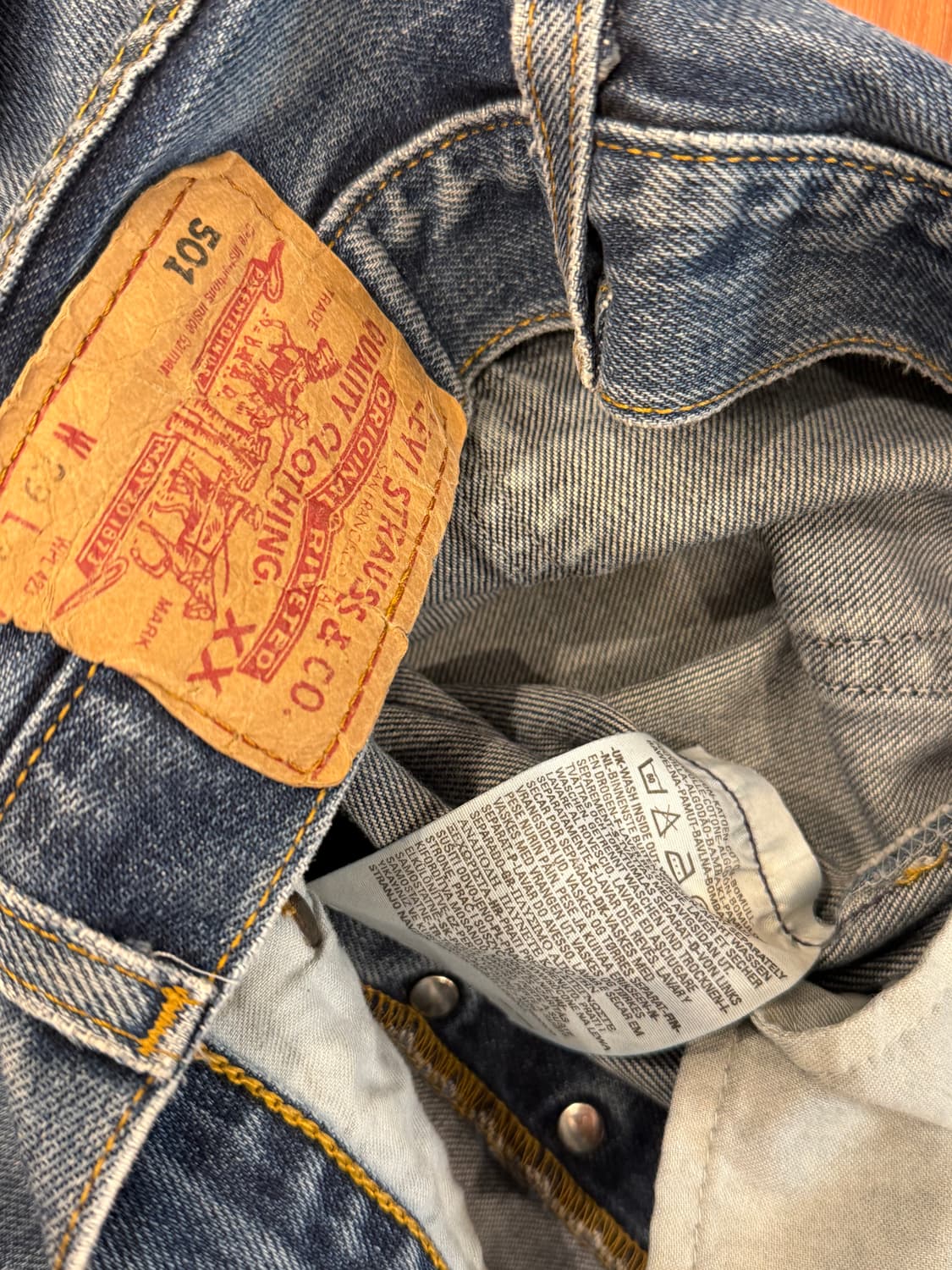 00s Levis 리바이스 501 데님 팬츠 (28inch) 상품이미지10