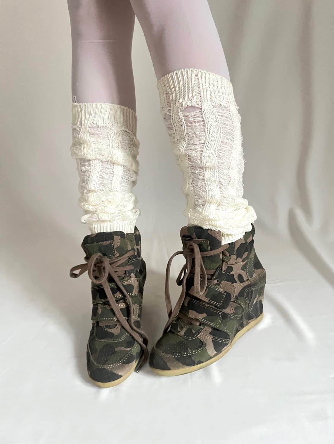 Ash 00s 카모 웨지힐 하이탑 상품이미지1