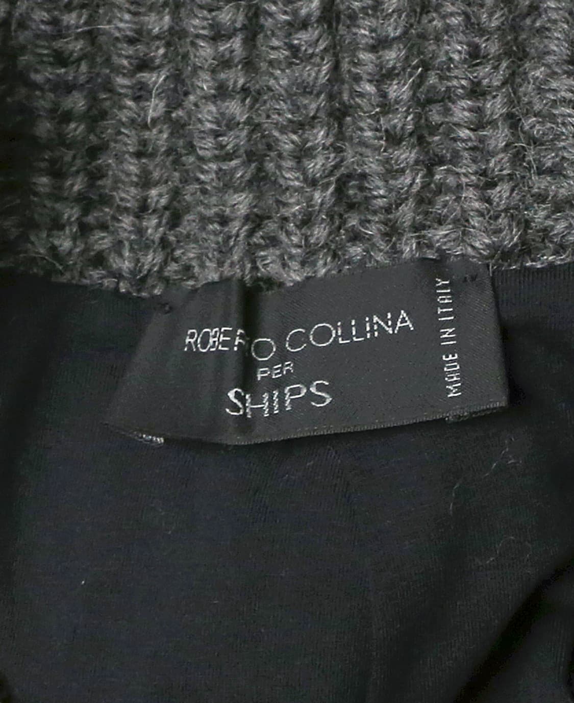 로베르토 콜리나 [Roberto Collina] 그레이 투웨이 니트베스트 상품이미지5