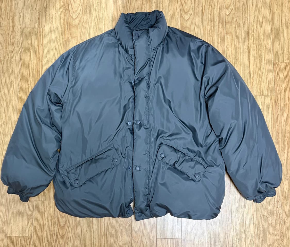 커스텀어클락 컴포터블 벌룬핏 다운 패딩 다크그레이 M 상품이미지2