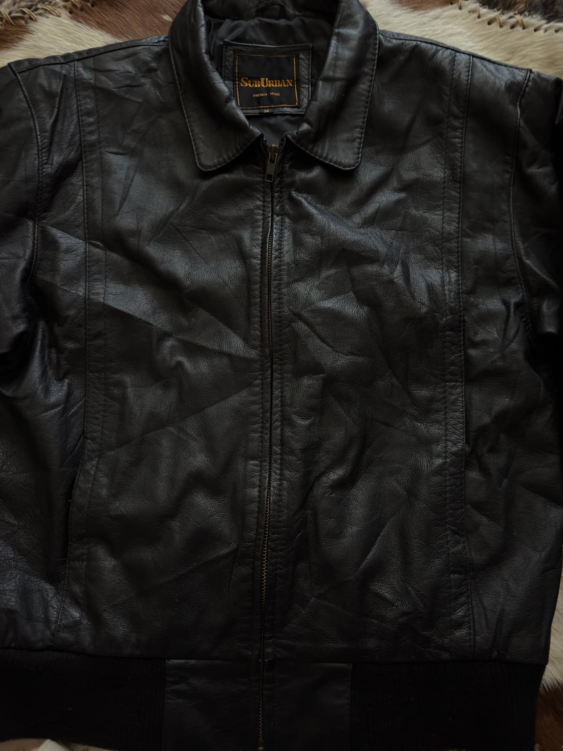 Cow Leather single Rider jacket 상품이미지4