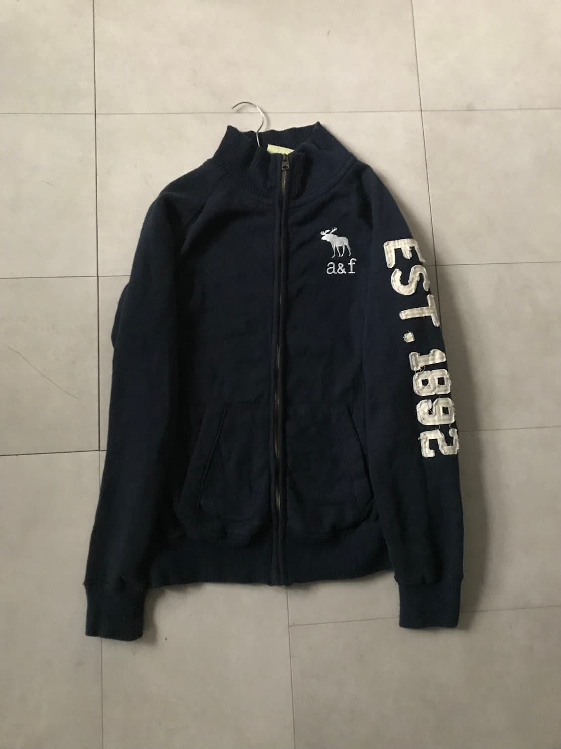 아베크롬비 네이비 사이드 스티치 면집업 상품이미지7