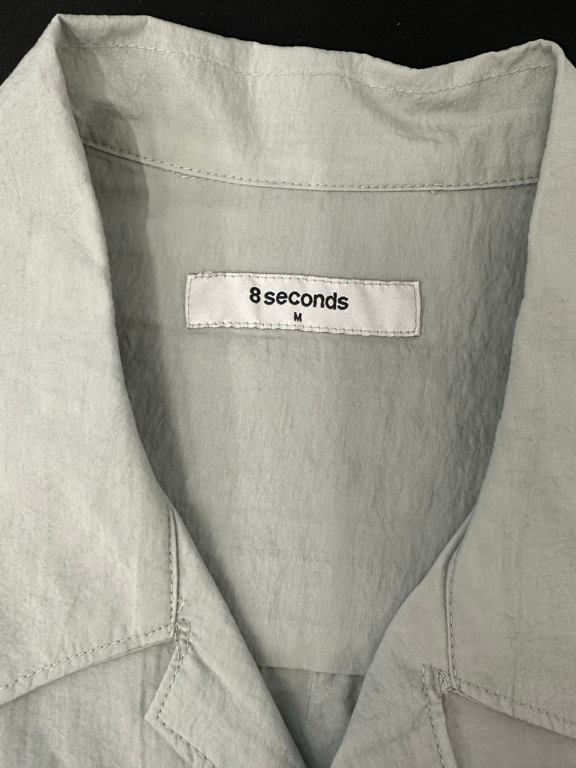 에잇세컨즈 텐셀 오픈카라 셔츠 상품이미지3