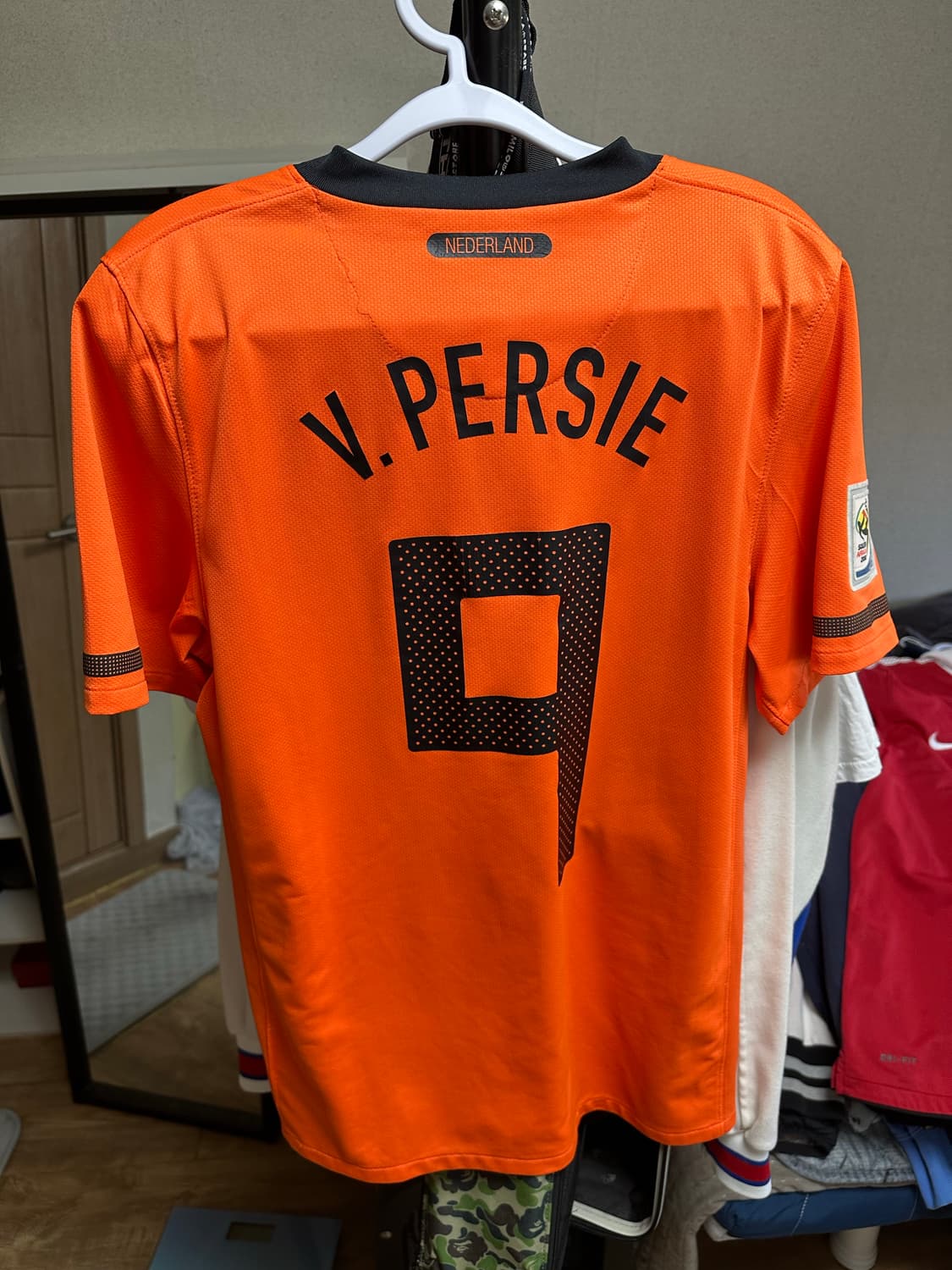 급처) 나이키 네덜란드 축구 국가대표 유니폼 반페르시 어쎈틱 10남아공 상품이미지8