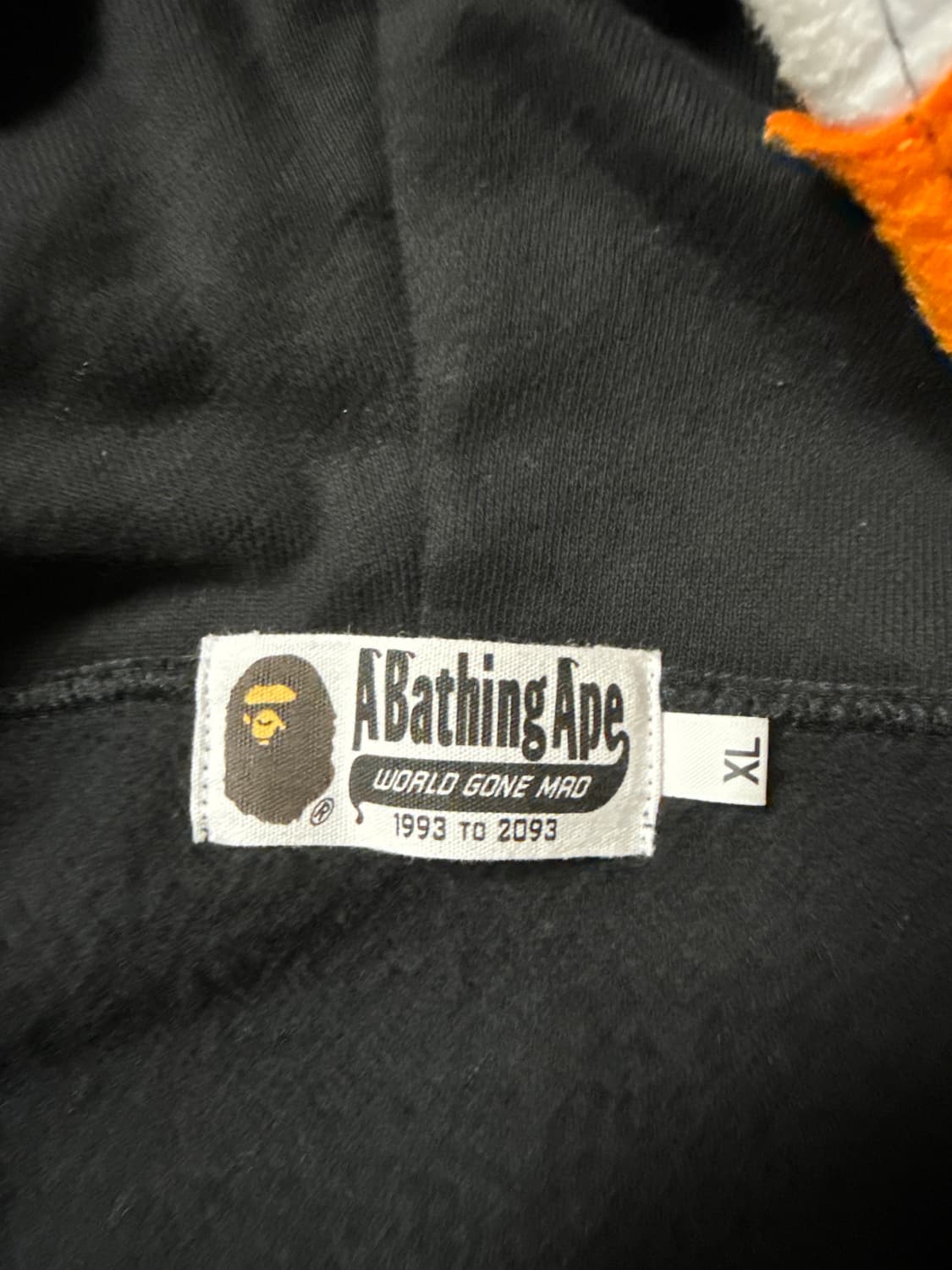 베이프 타이거 풀 집 후드 블랙 상품이미지2