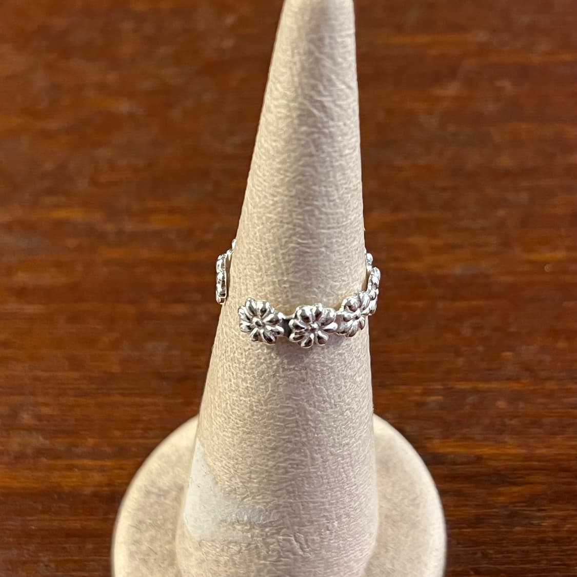 새상품 925 여자 은반지 꽃모양 반지 오픈링 상품이미지4